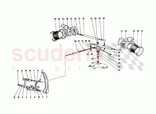 Part Diagram for Ferrari 128046
