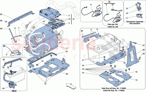 Part Diagram for Ferrari 83058300