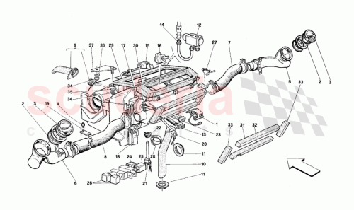 Part Diagram for Ferrari 154288