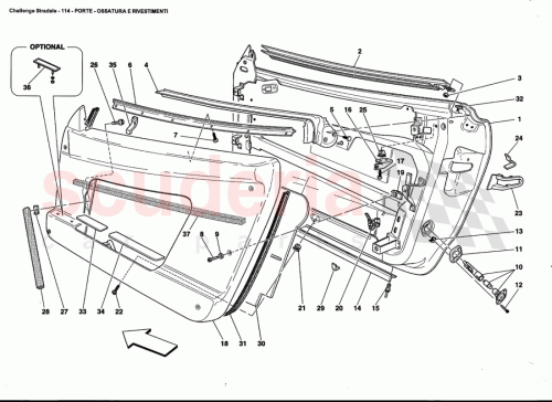 Part Diagram for Ferrari 67541300