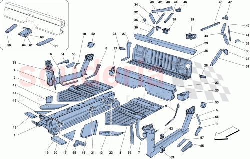 Part Diagram for Ferrari 84692300