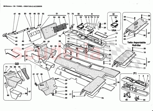 Part Diagram for Ferrari 655419