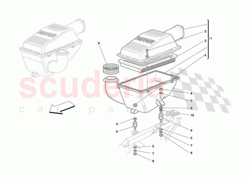 Part Diagram for Ferrari 14074790