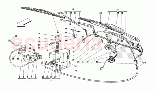 Part Diagram for Ferrari 61578100