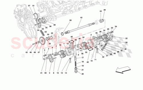 Part Diagram for Ferrari 154483