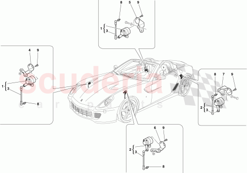 Part Diagram for Ferrari 222697