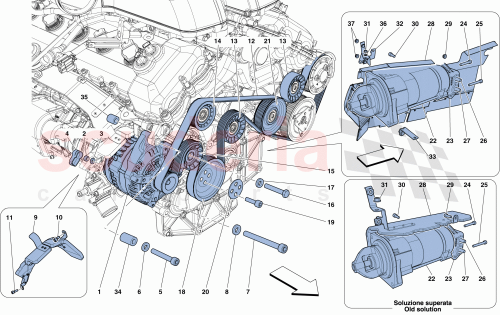 Part Diagram for Ferrari 295111