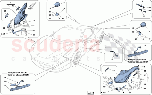 Part Diagram for Ferrari 82763510