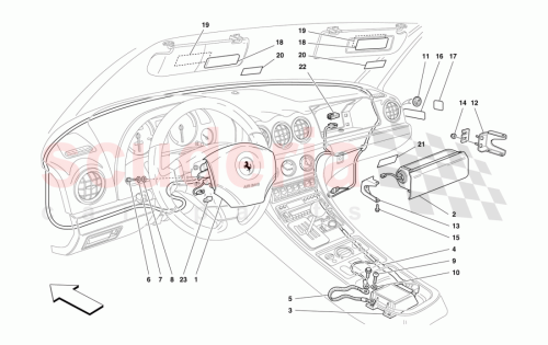 Part Diagram for Ferrari 657736