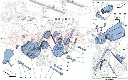 Part Diagram for Ferrari 314330