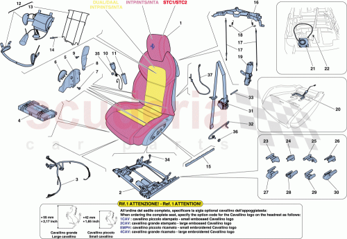 Part Diagram for Ferrari 84011400