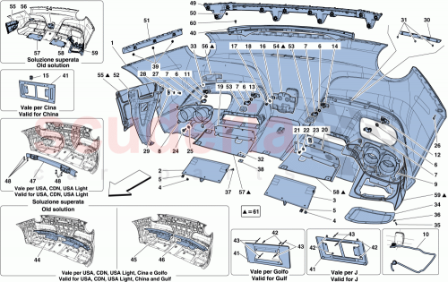 Part Diagram for Ferrari 84359300