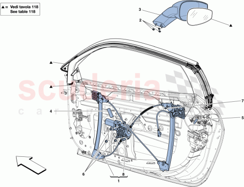 Part Diagram for Ferrari 82909910