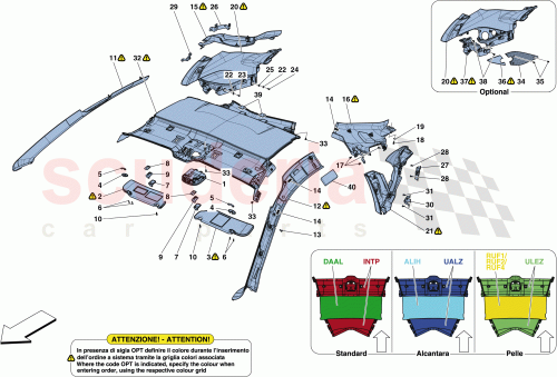 Part Diagram for Ferrari 89234900