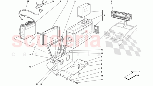 Part Diagram for Ferrari 13606011