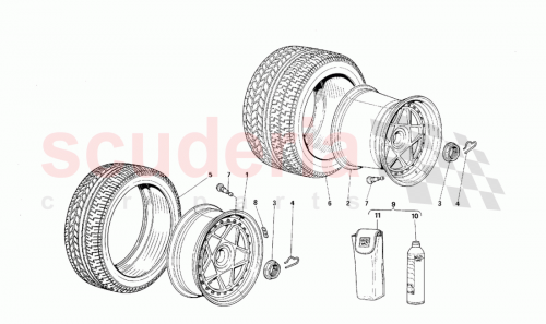 Part Diagram for Ferrari 140573