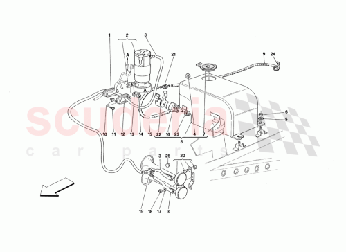 Part Diagram for Ferrari 63291000