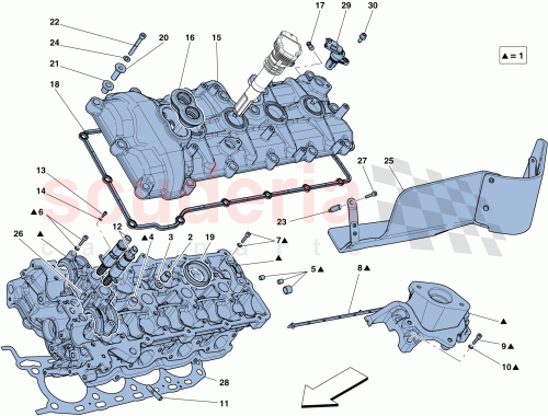 Part Diagram for Ferrari 303118