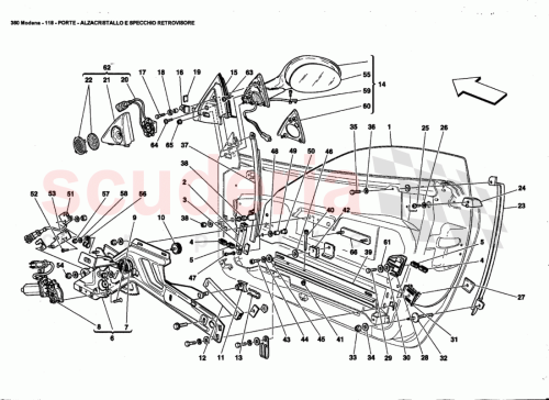 Part Diagram for Ferrari 65732210
