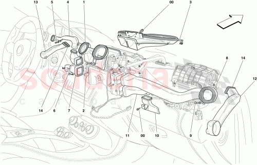 Part Diagram for Ferrari 80809500