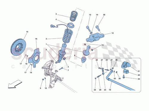 Part Diagram for Ferrari 266550