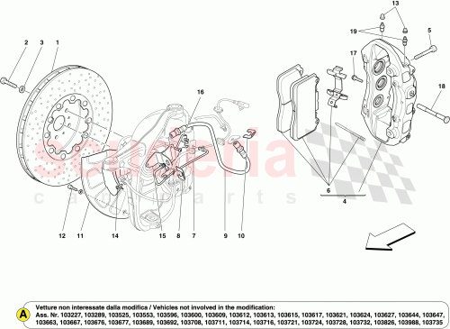 Part Diagram for Ferrari 70002954