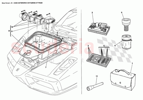 Part Diagram for Ferrari 14143990