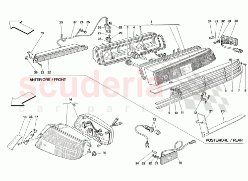 Part Diagram for Ferrari 148056