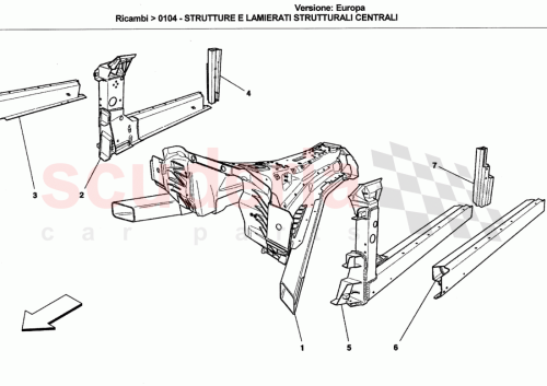 Part Diagram for Ferrari 985242175