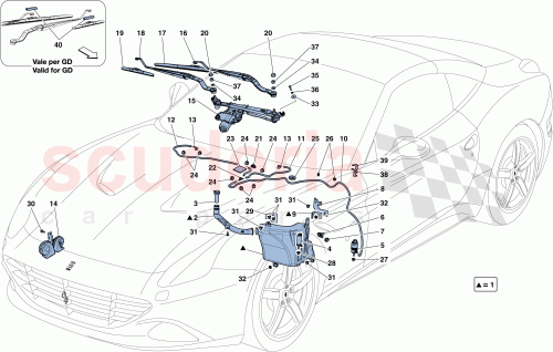 Part Diagram for Ferrari 69771300