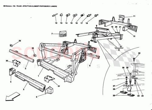 Part Diagram for Ferrari 65720500