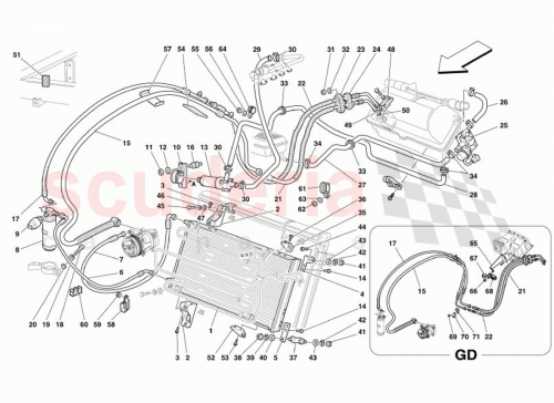 Part Diagram for Ferrari 65190300