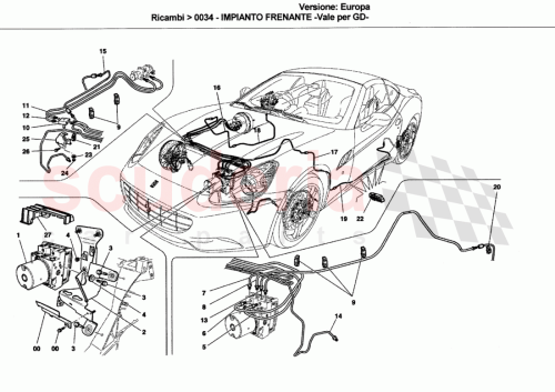Part Diagram for Ferrari 242516