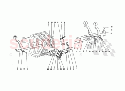 Part Diagram for Ferrari 131146