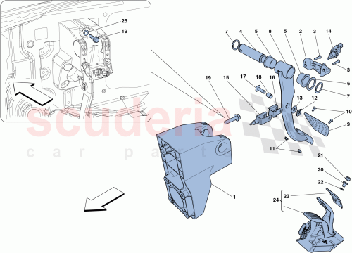 Part Diagram for Ferrari 245180