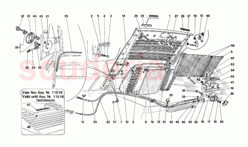 Part Diagram for Ferrari 63456500