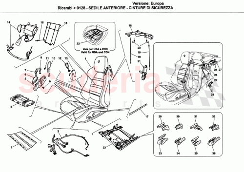 Part Diagram for Ferrari 9776..