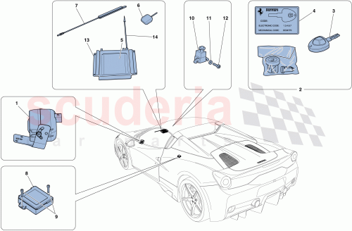 Part Diagram for Ferrari 263527