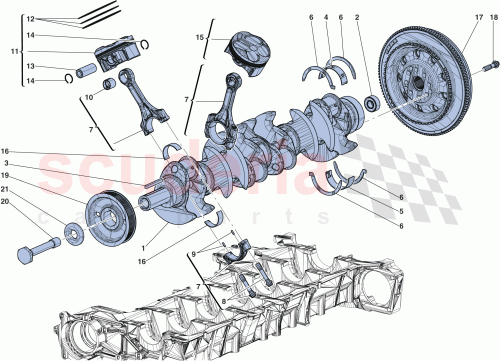 Part Diagram for Ferrari 341502