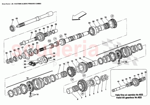 Part Diagram for Ferrari 193892