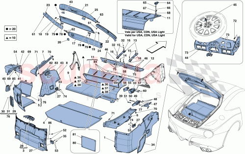 Part Diagram for Ferrari 85938900