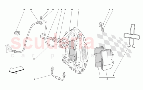 Part Diagram for Ferrari 175549