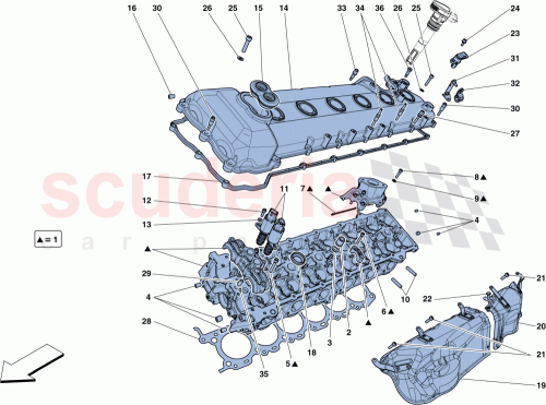 Part Diagram for Ferrari 328484