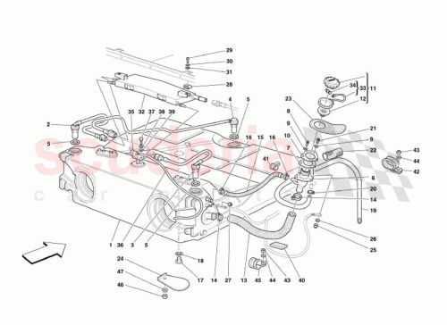 Part Diagram for Ferrari 215463