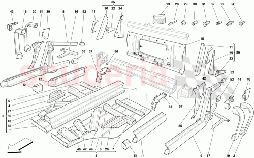 Part Diagram for Ferrari 81778011