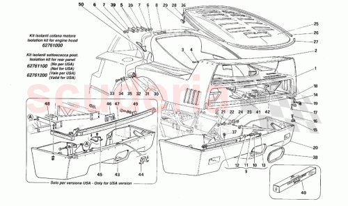 Part Diagram for Ferrari 62902200