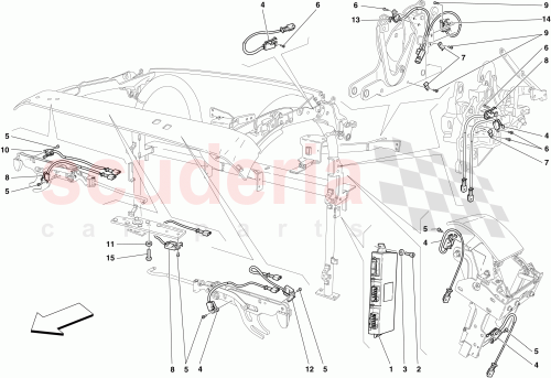 Part Diagram for Ferrari 66455800