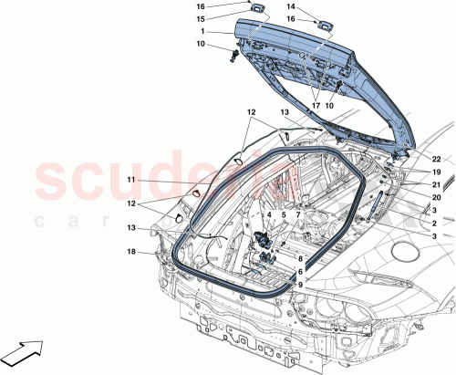 Part Diagram for Ferrari 14506687