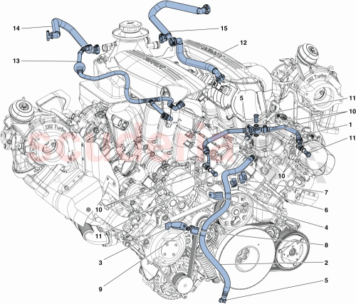 Part Diagram for Ferrari 324497