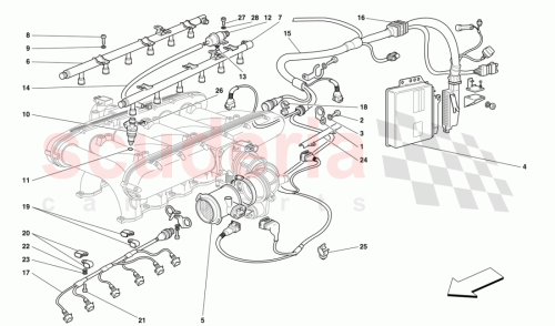 Part Diagram for Ferrari 149375